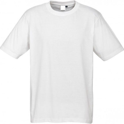 Plain T-Shirt 100% COTTON Basic Blank Tee Mens Ladies Casual BULK Adults - White - XXL