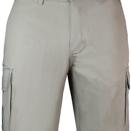 Mens Cargo Shorts 100% Cotton Casual Work Wear Half Pants Summer Army Military - Fawn - 32 (82cm)