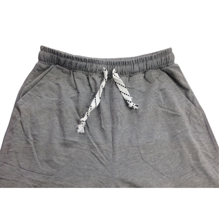 Mens Skinny TRACK PANTS Slim Cuff Trousers Gym Trackies Sport Bottoms Joggers - Grey (Cotton/Polyester) - XL