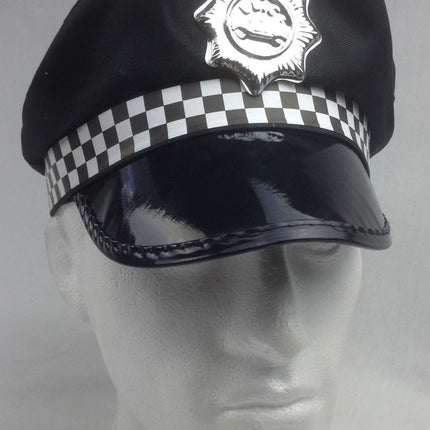 Police Officer Captain HAT Pilot Cop Navy Sailor Costume Party Cap Fancy Dress
