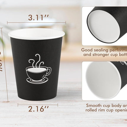 1080x Disposable Coffee Cups 8oz Extra Strong Takeaway Paper Take Away Bulk