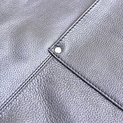 Pierre Cardin Professional Leather Apron Butcher Woodwork Hairdressing Barber Chef - Black