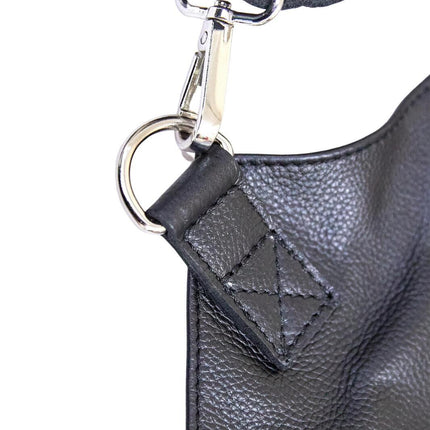 Pierre Cardin Professional Leather Apron Butcher Woodwork Hairdressing Barber Chef - Black
