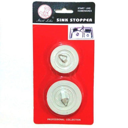4x BATH AND SINK PLUGS Basin Bath Stopper Chrome Rubber 42mm 54mm