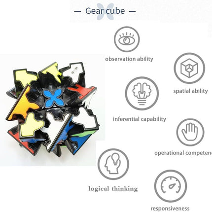 3x3 Square Speed Cube Pyramid Brain Teaser Puzzle Magic Educational Toy