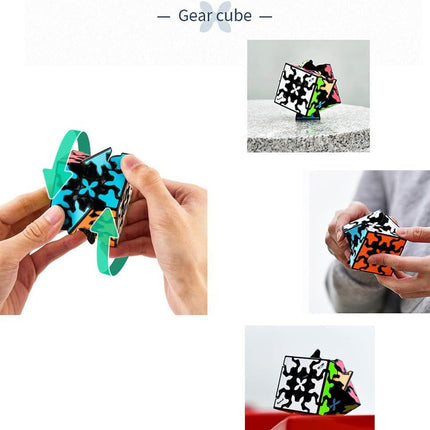 3x3 Square Speed Cube Pyramid Brain Teaser Puzzle Magic Educational Toy