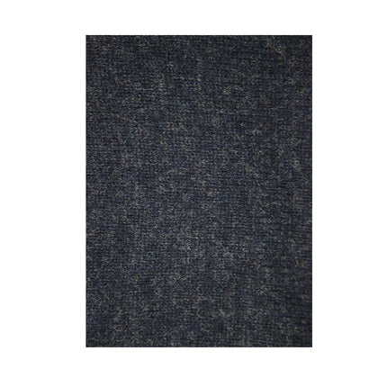 100% SHETLAND RAGG WOOL CREW Round Neck Knit JUMPER Pullover Mens Sweater Knitted - Navy - XXL