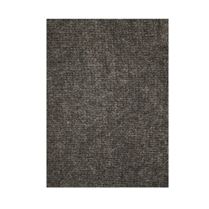 100% SHETLAND RAGG WOOL Half Zip Up Knit JUMPER Pullover Mens Sweater Knitted - Charcoal - S