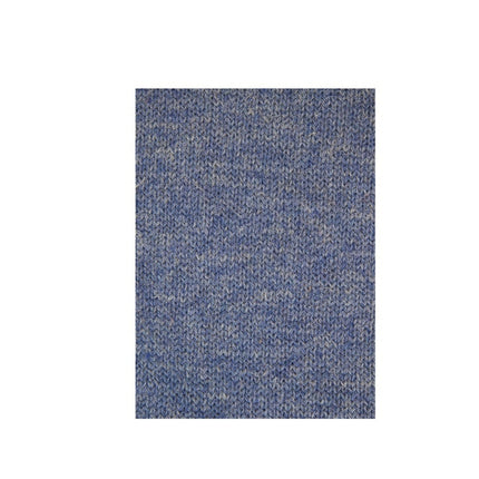 100% Shetland Ragg Wool V Neck Knit Jumper Pullover Mens Sweater Knitted - Sky - M