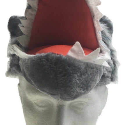 WOLF HAT Funny Party Costume Adult Childrens Animal Fancy Dress Halloween Cap