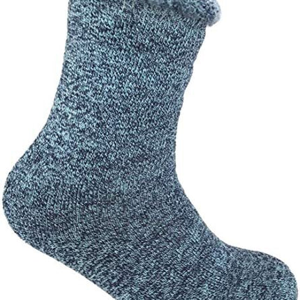 1 Pair Womens THICK THERMAL HEATED SOCKS Warm Winter Comfort Work Sox Ski Ladies