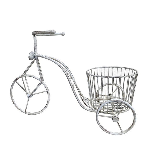 Country Garden Traingle w Basket Planter 35cm
