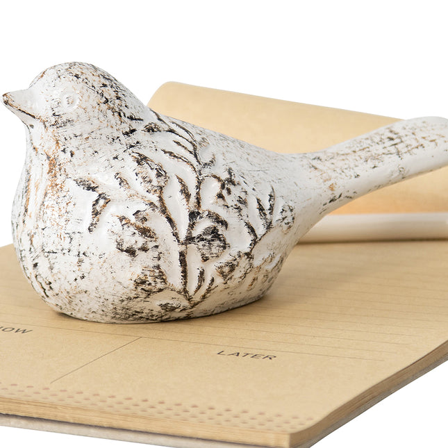 Cast Iron French Provincial Resting Bird 15cm