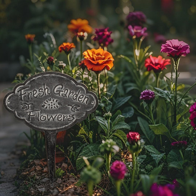 Fresh Flowers Cast Iron Stake 29cm