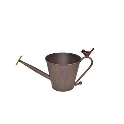 Watering Can Shape Potplanter w Yellow Flower 34cm