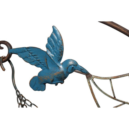 Hanging Potplanter w Pot Wall Bracket Hummingbirds 55cm