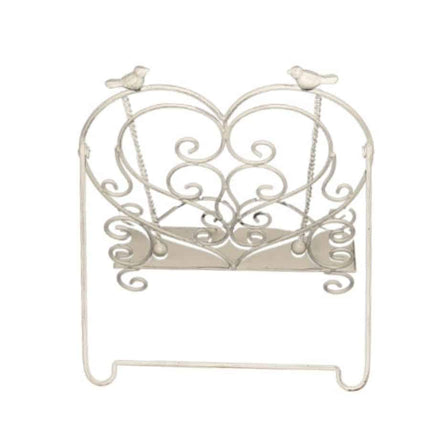 Heart Shape Recipe / Book Stand w Birds 35cm