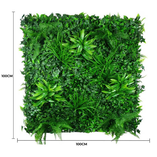 Luxury Green Tropics Vertical Garden/Green Wall UV Resistant 100cm x 100cm