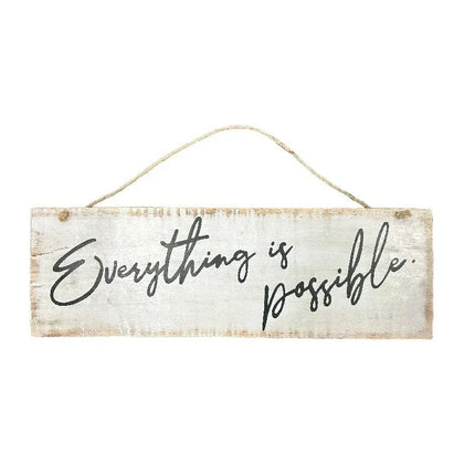 Everything Is Possible Wall Art 60x20cm