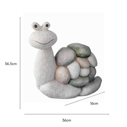 Arty Garden Snail Statue 36cm