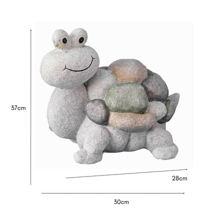 Arty Garden Tortoise Statue 37cm