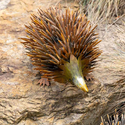 Rust Echidna Garden Ornament 36x22cm