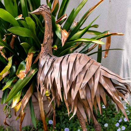 Set 2 Large Assorted Emus Garden Statue 37x58cm