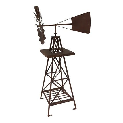Large Rust Windmill 118cm