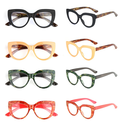 Bulk 24 Ms Kitty Reading Glasses +2.00 Spring Hinge