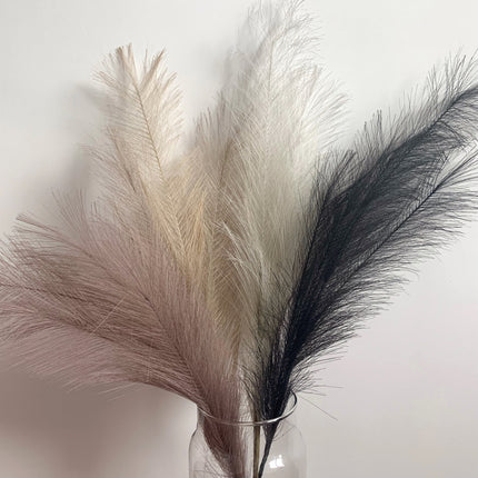 bulk 24 Artificial Pampas Grass 3 Assorted 80cm