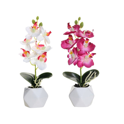 Set 2 Artificial Orchid in Ceramic Pot 10x21cm