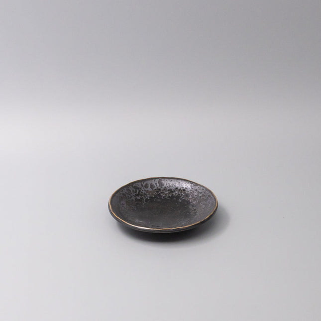 Plate 13cm Black Pearl Glaze