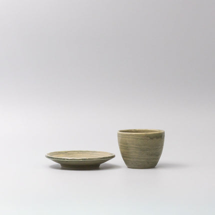 Saucer 14cm Washed Fern