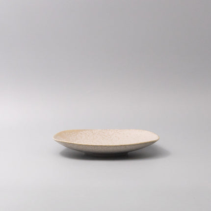 Side Plate 20cm White Fade Glaze