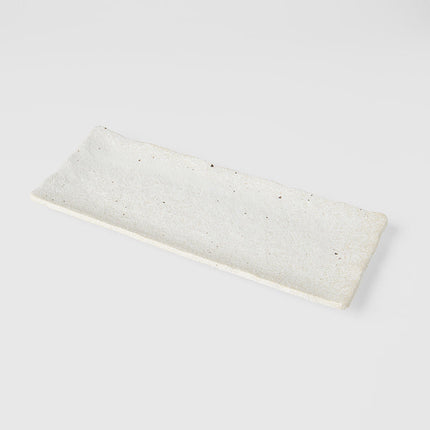 Sashimi Plate 29cm Shell White Glaze