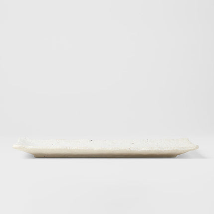 Sashimi Plate 29cm Shell White Glaze