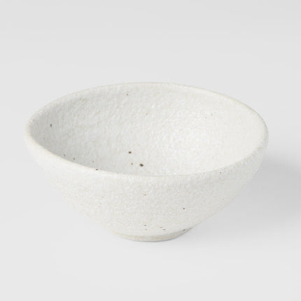 Egg Shaped Bowl 13cm Shell White Glaze