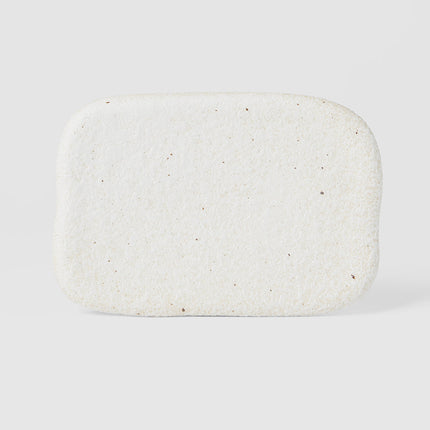 Plate Rectangular 16cm Shell White Glaze
