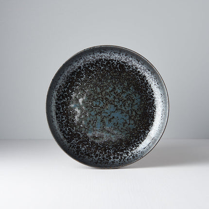 Plate High Rim 22cm Black Pearl Glaze