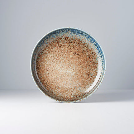 Plate High Rim 22cm Earth & Sky Glaze