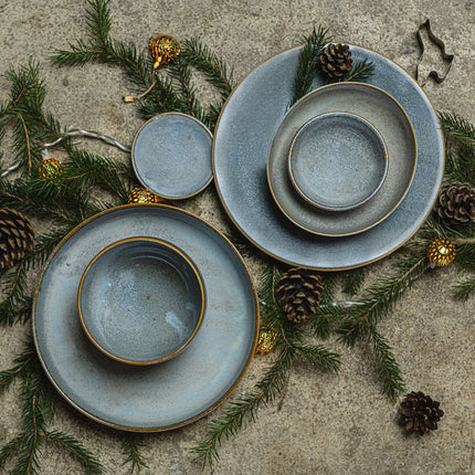 Bowl 10cm Steel Grey Glaze