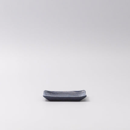 Sauce Dish 10cm Mamezara Blue Contour Glaze