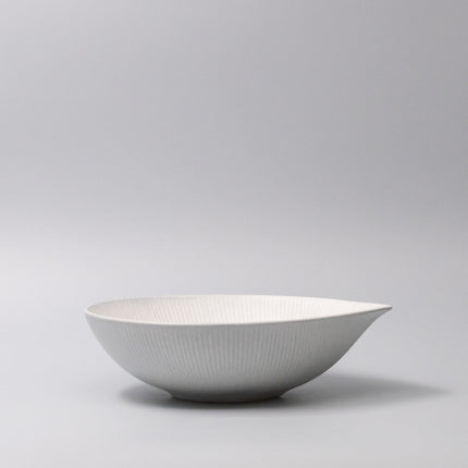 Large Bowl 24cm Snow Leaf Glaze