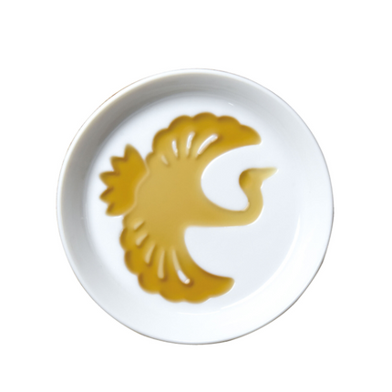 Sauce Dish Silhouette Crane