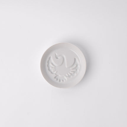 Sauce Dish Silhouette Crane