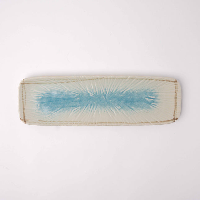 Sashimi Platter 35.2cm Okinawa Glaze