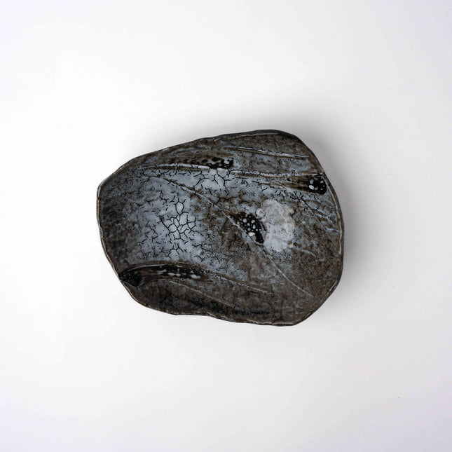 Sushi Plate 22cm Shiranami Glaze