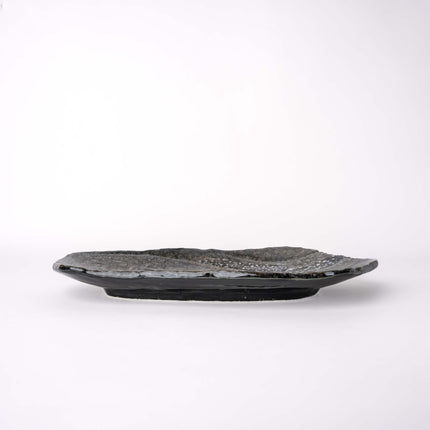 Sashimi Plate 27cm Shiranami Glaze