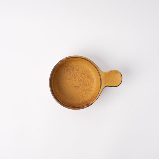 Oven Pot with Handle Yellow Donabe