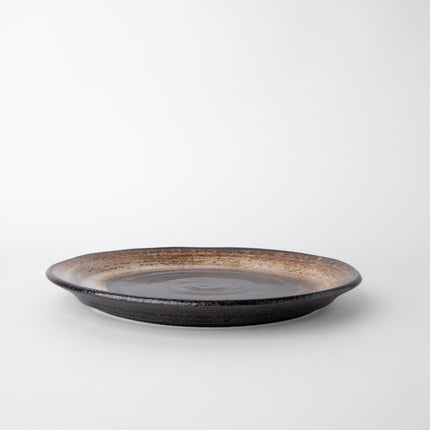 Plate 24cm Brushstroke Black